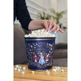 Hesaplı Kasa Fairytale Desenli Mısır Kovası, Popcorn Kovası, 17,5 x 17 Cm, 2,6 Lt