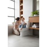 Hesaplı Kasa Kaydırmaz Tabanlı Bebek Oturağı, Bebek Banyo Oturağı, Mavi