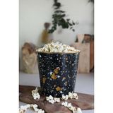 Hesaplı Kasa Milano Desenli Mısır Kovası, Popcorn Kovası, 17,5 x 17 Cm, 2,6 Lt
