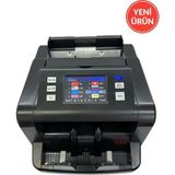 Hesaplidepom P80 Karışık Para Sayma Makinesi 6 Ülke Para Birimi Tl, Usd, Euro,gbp, Chf, Rub - Siyah