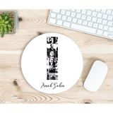 Hesaplısı Burada Kişiye Özel Atatürk Resimleri Ile Bezenmiş I Harfli Isimli Baskılı Mouse Pad
