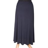 Hesna Hesna, Rana Çapraz Model Lacivert Krep Etek - 4