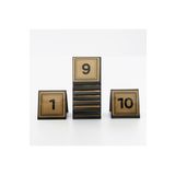 Hesna Natural 1-10 Masa Numarası Kafe Lokanta Otel Büfe Restoran için plaka pleksi 5x5 cm