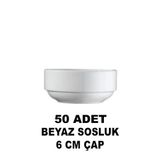 Hesna Natural 1. Kalite Polikarbon Kırılmaz Sosluk / Reçellik /Minimal Kase " 50 ADET " (JOKER SOSLUK)