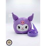 Hesperides Souvenirs Kuromi Karakter Figürlü Mor Peluş Mini Omuz Çantası