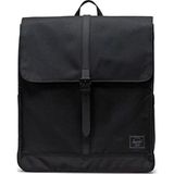 Hesrchel City | Su Itici Kumaş Sırt Çantası, 14" Laptop Uyumlu, 16 L Siyah Tonal