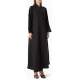 Hessa Falasi Konforlu Yüksek Yaka Abaya ile Modern Şıklığı Yakalayın - Siyah