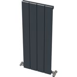 Hestia Alüminyum Radyatör Dikey 100 x 36 (4 Dilimli) - Antrasit