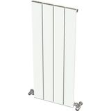 Hestia Alüminyum Radyatör Dikey 100 x 36 (4 Dilimli) - Kırık Beyaz