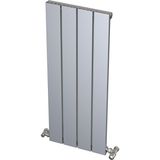 Hestia Alüminyum Radyatör Dikey 100 x 36 (4 Dilimli) - Mat Eloksal