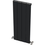 Hestia Alüminyum Radyatör Dikey 100 x 36 (4 Dilimli) - Siyah