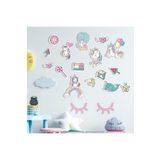 HET Concept Renkli Unicorn Ahşap Set Bebek Çocuk Yatak Odası Ev Dekorasyon Model 019