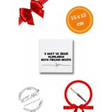 Heticaret Küçük Resim Tuvali 15X15 Cm Tuval - Fırça Hediyeli