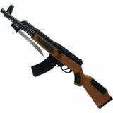 Heticaret Oyuncak Süngülü Piyade Tüfeği - 60 cm Boncuklu Ak-47