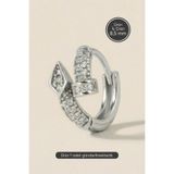 Hetra Gümüş Renkli Cerrahi Çelik Sarmal Çivi Model Halka Piercing – Helix (1 adet)