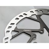 Heugers 160MM 6 Vida Kalın (2.3mm) Siyah Fren Rotoru (Kartlı) - Elektrikli (E-Bike) ve Dağ Bisikleti (Mtb) Uyumlu