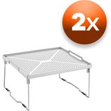 Heugers 2’li Metal Ayaklı Tek Katlı Raf Düzenleyici – 28X30 Cm, Dayanıklı, Pratik Dolap Içi Raf Organizer