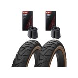 Heugers Cst Tourance Ride Ambro Amber Yanak 20x4.0 Zırhlı İç Dış Lastik Seti Elektrikli Bisikletle