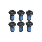 heugers Disk Rotor Vidası – 6 Adet, Torx Başlı, Mavi Sabitleyicili (Bisiklet/Scooter Uyumlu)