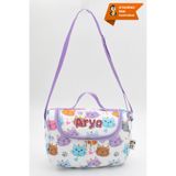 Hevi Kids HeviKids Kişiye Özel İsimli Beslenme Çocuk Çantası - Renkli Kediler | 0–12 Yaş Çocuk Çantası