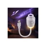 Hevolt USB Galaksi Projektör 2’si 1 Arada – LED Gece Lambası – 360° Ayarlanabilir 3 Değiştirilebilir Filmli LED Projektör – Yatak Odası, Çocuk Odası & Araç İçi Ambiyans Işık
