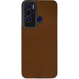 Hexa Tecno Pova Neo Kılıf Loop Deri Silikon - Kahverengi