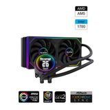 Hexcore 240 Intel/Amd Destekli Isı Dereceli Fan Argb Sıvı Soğutma Cpu Işlemci 240mm Sıvı Soğutma Sistemi