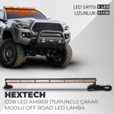Hextech 60w Turuncu 91cm 17 Farklı Yanış Modlu 6 Cob Led Off Road