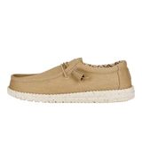 Hey Dude Erkek Wally Stretch Kanvas | Erkek Ayakkabıları | Erkek Slip-on Loafer'lar | Rahat ve Hafif Ağırlık, Bronz, 9