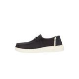 Hey Dude Kadın Wendy Espadrille Dokuma Loafer, Siyah, 10