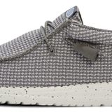 Hey Dude Wally Sport Mesh | Erkek Ayakkabı | Erkek Loafer'lar | Rahat ve Hafif, Gri, 10