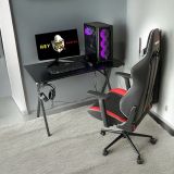 Hey Gaming Profesyonel Oyuncu Masası, Siyah, 120 Cm