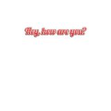 Hey, how are you?: Mehr Aufmerksamkeit mit diesem Notizbuch A5, liniert, 120 Seiten, Schwarz-Weiss