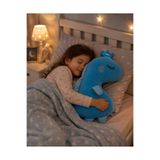 Hey Me Lisa Mavi Dinozor 40 cm Uyku Arkadaşı ve Peluş Yastık
