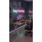 Hey Modüler Mobilya Hey gaming Profesyonel Oyuncu Masası Bilgisayar Çalışma Masası 120 Cm Beyaz Ayak