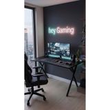 Hey Modüler Mobilya Hey gaming Profesyonel Oyuncu Masası Bilgisayar Çalışma Masası 120 Cm Siyah Ayak