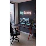 Hey Modüler Mobilya Heygaming 120 CM Siyah Kırmızı Profesyonel Oyuncu Masası