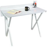 Hey Modüler Mobilya Rüya Beyaz Çalışma Masası Beyaz Ayak - Yükseklik: 75 cm Derinlik: 56 cm Genişlik: 103 cm Sırt ile Yükseklik: 83 cm