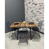 Hey Modüler Mobilya Sultan Mutfak Yemek Masası 120 x 80 cm - Ceviz