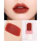 Hey.yue 01 Kore Makyaj Mat Dondurma Ruj | Yumuşak Mat Bitiş, Uzun Süre Kalıcı Lip Tint