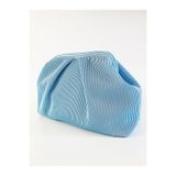 HEYBE'S Heybes Kadın Açık Mavi Piliseli Clutch El Çantası