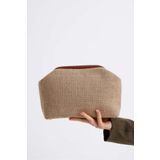 HEYBE'S Heybes Kadın Kahve Biyeli Jüt Hasır Clutch El Çantası