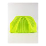 HEYBE'S Heybes Kadın Neon Yeşil Piliseli Clutch El Çantası