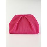 Heybes Kadın Fuşya Piliseli Clutch El Çantası - Fuşya - Pembe