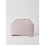 Heybes Kadın Krem Clutch Portföy El Çantası - Açık Krem