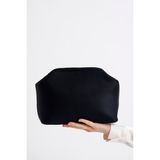 HEYBE'S Kadın Siyah Clutch Portföy El Çantası - 000-Siyah