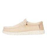 HEYDUDE - Erkek Wally Stretch Sox Slip-on Ayakkabı, İrlanda Kremalı Ak balıkçıl, 6 UK