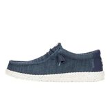 HEYDUDE Erkek Wally Stretch Sox Slip-On Loafer Ayakkabı, Lacivert, 42 EU