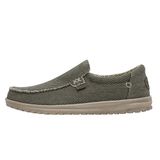 HEYDUDE - Mikka Braided Erkek - Slip-On Ayakkabı - Mokasen Tarzı, Army, 43 EU