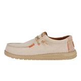 HEYDUDE - Wally Coastline Jute Erkek - Slip-On Ayakkabı - Mokasen Tarzı, Gümüş., 40 EU